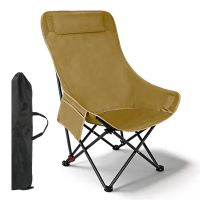 Produktbild von Faltbarer Campingstuhl mit hoher Rückenlehne - Tragbar und leicht bis 170kg