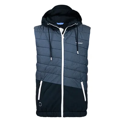 Image de Ragwear NEMY, gilet matelassé pour hommes, couleur bleu marine foncé, taille XL