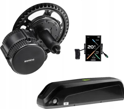 Produktbild von Bafang Fahrrad-Umrüstsatz 36V 250W 14AH Grüne Zellenbatterie