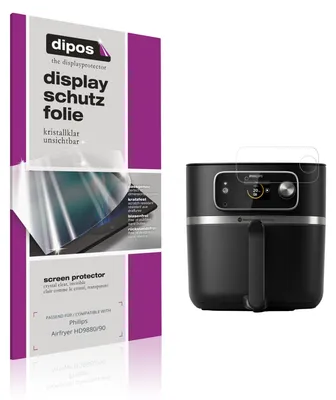 Image de 2x Film de protection d'écran pour Philips Airfryer HD9880/90 protecteur clair dipos