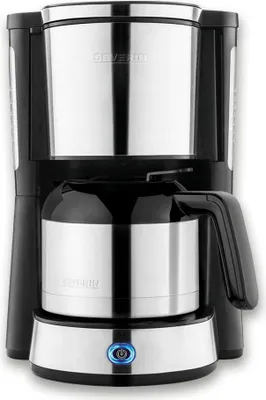 Produktbild von Severin Kaffeemaschine TYPE KA 4847 gebürstetschwarzsilber  Kaffeemaschine Filterkaffee Kaffeezubereiter Filterkaffeemaschine