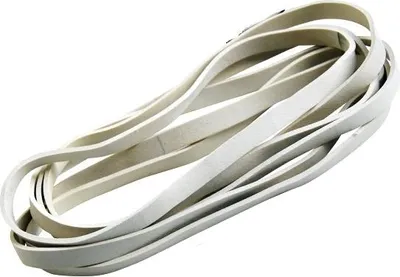 Immagine prodotto di Elastico diametro 80 mm x larghezza 6 mm, bianco 1 kg