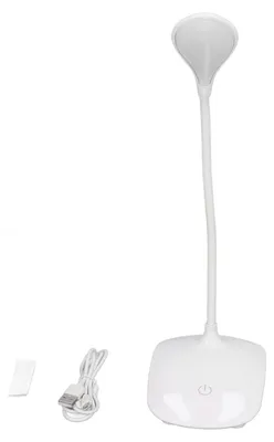 Obrázek produktu pro LED stolní lampa, LED lampa na čtení s dotykovým ovládáním, USB nabíjení, 3 režimy osvětlení, 360° flexibilní husí krk