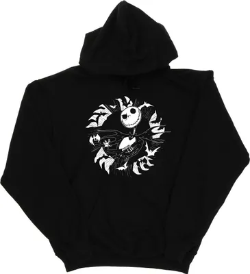 Produktbild von Disney - "Nightmare Before Christmas" Kapuzenpullover für Damen BI12271 (L) (Schwarz)