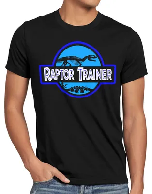 Produktbild von style3 Raptor Trainer Herren T-Shirt dinosaurier park