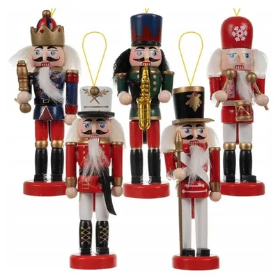 Immagine prodotto di Schiaccianoci per albero di Natale - 5 pz. 20358