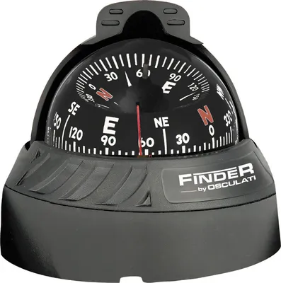 Image de Finder Boussole 2"5/8 à poser noir/noir , 1 pièce