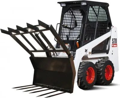 Produktbild von Kroko Zange Krokogebiss Silozange hydraulisch für Frontlader Bobcat Breite 150cm