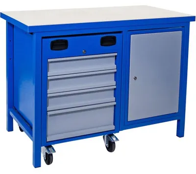 Produktbild von Güde Werkbank 1200 SLT MULTI mit Holzplatte unbestückt