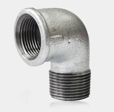Produktbild von Verzinktes Nippelwinkel 3/8 Zoll Stahl Gw/Mz