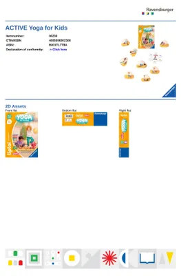 Produktbild von Ravensburger tiptoi Spiel 00230 - ACTIVE Yoga für Kinder - achtsames Bewegungsspiel für Kinder ab 3 Jahren