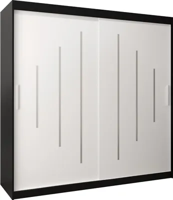 Produktbild von Kleiderschrank, Schiebetürenschrank Schlafzimmer, Schrank YORK 200 cm