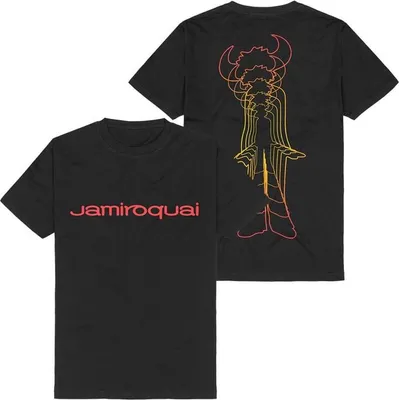 Produktbild von Jamiroquai T-Shirt Herren Buffalo Gradient schwarz L