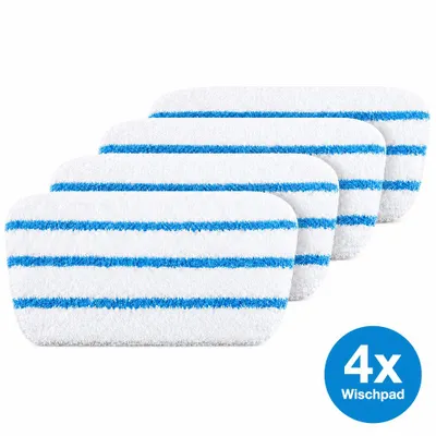 Produktbild von Olvy 4-teiliges Ersatz-Mopptuch-Set für 14-in-1-Dampfreiniger