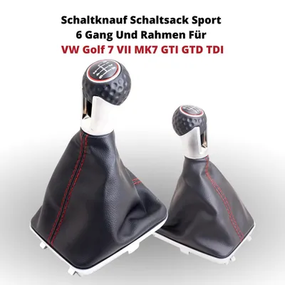 Immagine prodotto di Pomello del cambio Borsa del cambio Sport 6 velocità e telaio per VW Golf 7 VII MK7 GTI GTD TDI