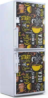 Produktbild von Kühlschrankdekoration  60x180 cm  Aufkleber auf dem Kühlschrank - Ideen Küche