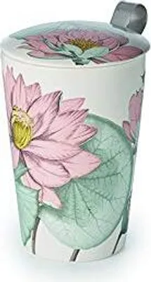 Produktbild von Kräuterteetasse "Padma" Porzellan, 3-teilig doppelwandig, 0,35 l