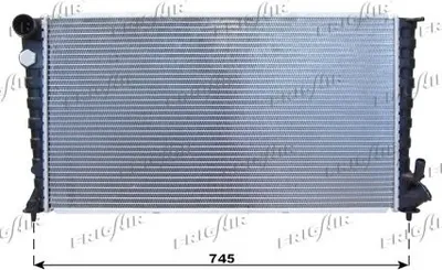 Produktbild von FRIGAIR 0103.3044 Kühler Wasserkühler Motorkühler für CITROËN Berlingo / Berlingo First (MF, GJK, GFK) passend für PEUGEOT 306 Schrägheck