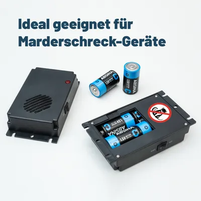 Produktbild von ABSINA 6x Baby C Batterien 1,5V Alkaline - Langlebige Batterien C LR14 für Taschenlampe, Spielzeug uvm