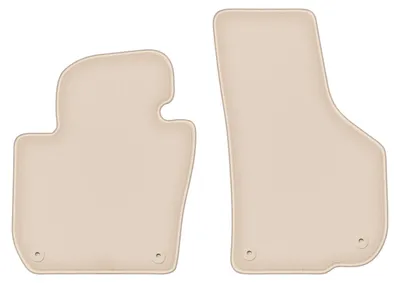 Produktbild von DURBAN Beige Velours-Fußmatten vorne für Skoda Superb II Limousine, Kombi (2008-2015)
