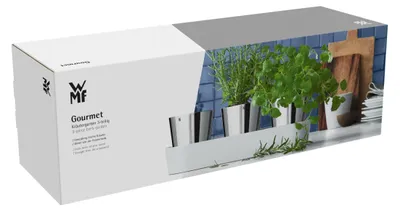 Obrázek produktu pro WMF 0641306040, Květináč, Volně stojící, Nerezová ocel, Nerezová ocel, Bílá, Vnitřní, 10,8 cm