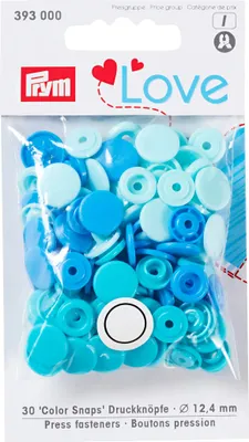 Obrázok produktu pre Prym 393000, Patentové kliešte, Plast, Polyoxymetylén (POM), Modrá, Matte, Kolo, 1,24 cm