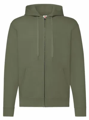 Image de Fruit of the Loom - Sweat à capuche « Classic » pour homme FK3072 (S) (Vert olive classique)