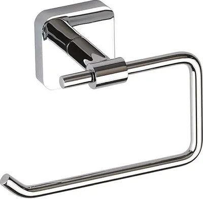 Produktbild von BASI Papierrollenhalter Messing Chrom poliert 137x130x66 mm für Bad & WC >> zum Bohren