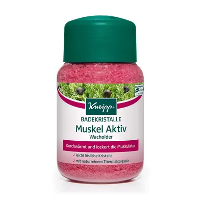 Image de Cristaux de bain Muscle Actif Genévrier Réchauffe et détend 500g