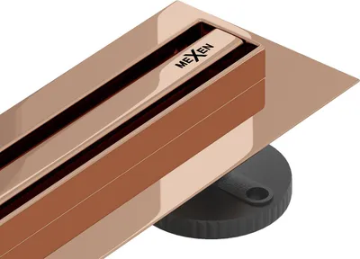 Immagine prodotto di Mexen Flat 360° Slim scarico lineare rotante 110 cm, oro rosa - 1641110
