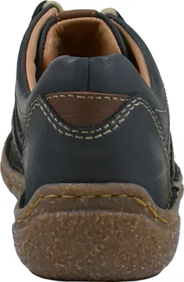 Produktbild von Josef Seibel Damen Halbschuh Leder Schnürer mit Gummi Kork Sohle 85144 Neele 44, Größe:42 EU, Farbe:Blau