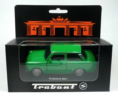 Produktbild von Modellauto Trabant 601 Modellauto ca. 11cm Sonderfarbe grün - Jubiläumsedition: 50 Jahre Trabant