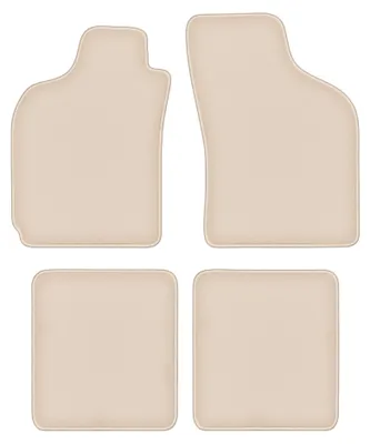 Productafbeelding van Velours automatten voor Fiat Palio 1996-2004 (sedan) – 4-delig, beige, op maat – Wielganizator FORTUNA