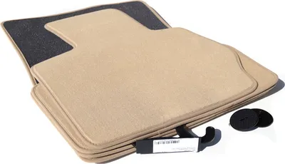 Immagine prodotto di Tappetini adatti per BMW X3 (F25) / X4 (F26) Tappeto auto velours 4 pezzi - beige