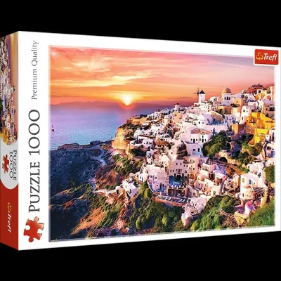 Produktbild von Puzzle Trefl 1000 Trefl Sunset Over Santorini