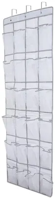 Schuhorganizer mit 24 Fächern, 163x48 cm, für die Tür