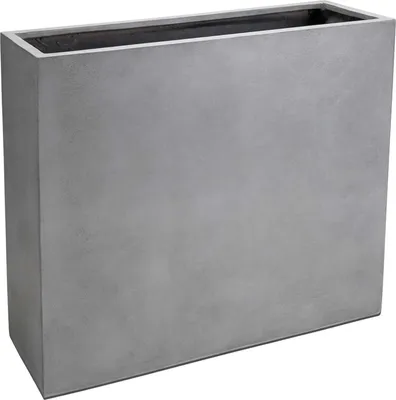 Produktbild von VIVANNO Raumteiler Fiberglas ELEMENTO auf Rollen Kasten, Betongrau Beton-Design - 88x30x75 cm