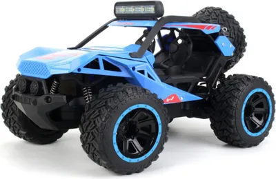 Produktbild von 1:14 Halbskalen Fernbedienung Auto mit Licht 25KPH 2WD Highspeed Climbing RC Modell Toy Blue