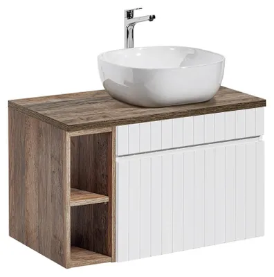 Produktbild von Waschtisch 80cm Zelie mit 1 Schublade, Weiß
