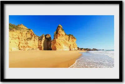 Produktbild von Bild 60x40 MDF-Rahmen Wandkunst Ocean Beach Landschaft