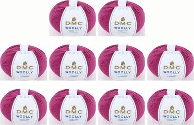 Immagine prodotto di 10x DMC "Woolly" - Lana – 100% lana australiana, 488, (Colore 54)