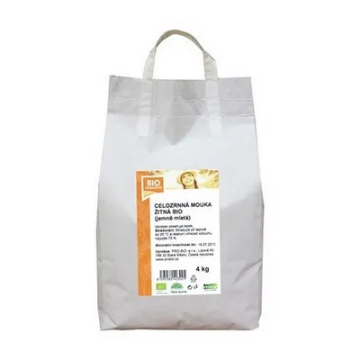 Obrázok produktu pre GASTRO - Bio jemne mletá celozrnná ražná múka 4 kg PROBIO