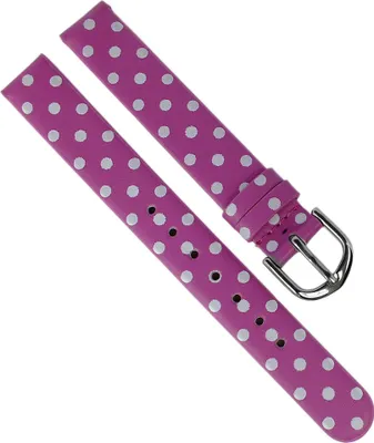 Produktbild von Adora Youngline Kinder Uhrenarmband 12mm weiß / pink Kunststoff AY4337