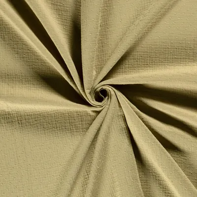 Produktbild von Musselin-Stoff gepunktet Zuschnitt ab 50x130cm  Double Gauze Mulltuch