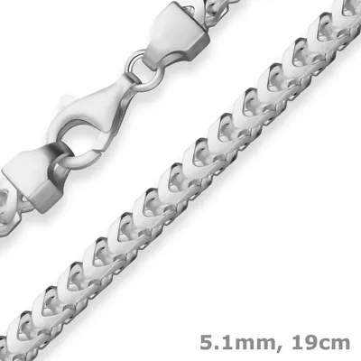 5-1mm-Armband-Fuchsschwanzkette-aus-925-Silber-19cm