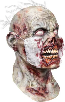 Produktbild von Ghoulish Zombie-patienten-halsmaske Mehrfarbig Mehrfarbig One Size
