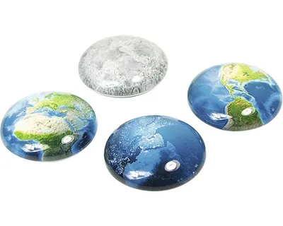 Productafbeelding van Magneten, blauw, 4 stuks