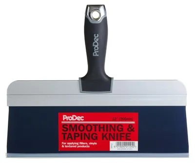 Obrázek produktu pro Nůž ProDec o délce 300 mm z uhlíkové oceli, určený pro nanášení tmelu a plnidel