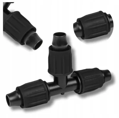 Image de Stylizer Raccord T QJ pour tuyau goutte-à-goutte 16mm