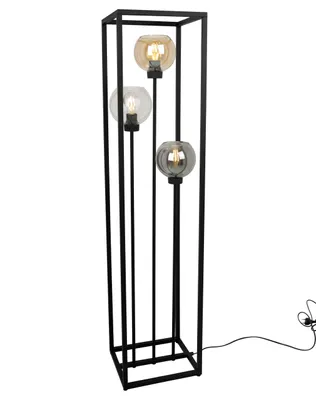 Produktbild von Stehleuchte, Metallschirm, Schwarz, 130 cm